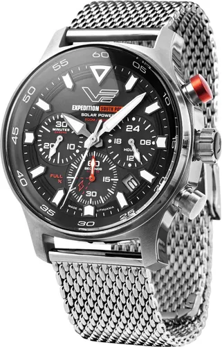 Vostok Europe Herrenuhr Solar Expedition South Pole Chrono Mesh-Band VR42-592A761-B