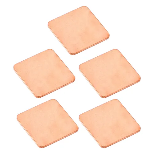 5stk 20mmx20mmx1.0mmKupper Quadraht Kühlkörper Thermisch Pad für PC Laptop CPU