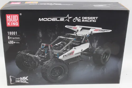 Mould King 18001 Offroad Technik Auto Buggy - Konstruktionsspielzeug, 409 hochwertige Klemmsteine für kreative Bauprojekte, ideal für Autofans ab 8 Jahren.