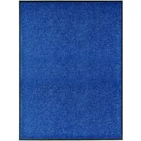 vidaXL Waschbare Fußmatte 90x120cm - Hochwertige Fußmatte für Innen und Außen, rutschfest, feuchtigkeitsabsorbierend und maschinenwaschbar – ideal, um Schmutz draußen zu halten.