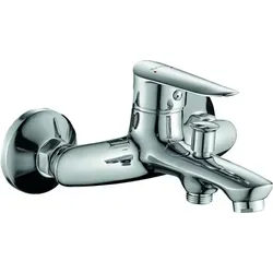 Wannenarmatur Armatur Chrom Design Mischbatterie Badewannearmatur Wandarmatur