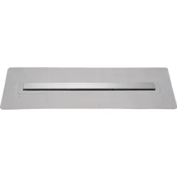 Duschrinne mit Edelstahlabdeckung 0,80m - Sanitärinstallation - SCHÜTTE Duschrinne 80 cm mit höhenverstellbarer Edelstahlabdeckung, ideal für barrierefreie Bäder und 100% wasserdicht durch vormontiertes Dichtvlies.