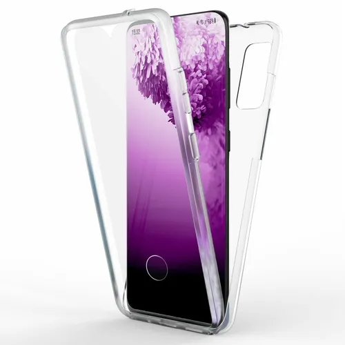 360° Handy Hülle für Samsung Galaxy S20, Clear Case Schutz Cover Etui Slim