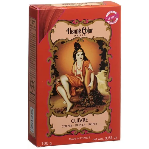 Produktbild Henna Color 100g Naturhaarfärbemittel Hennè Pulver Pflanzen Haar Farbe Öko NEU Kupfer