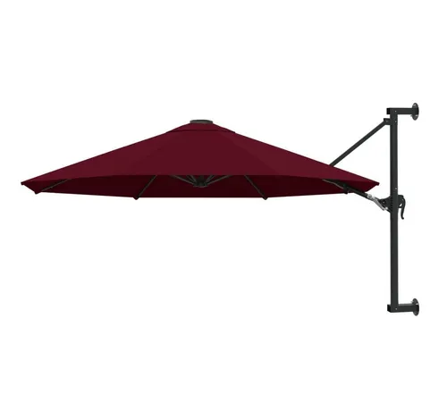 Sonnenschirm zur Wandmontage 300cm Burgunderrot