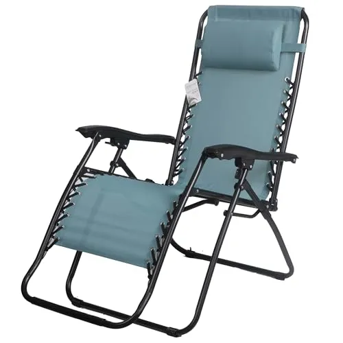Annastore Klappbarer Liegestuhl mit verstellbarer Rückenlehne - Liegen: Robuste Bauweise und atmungsaktiver Stoff sorgen für Komfort und Langlebigkeit, ideal für Garten, Strand oder Camping.