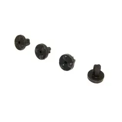 Ersatzteil - 4 Gummigleiter für das Gitter - - WHIRLPOOL, BAUKNECHT, KITCHENAID, IGNIS, SAUTER, LADEN, ARISTON HOTPOINT, INDESIT, IKEA