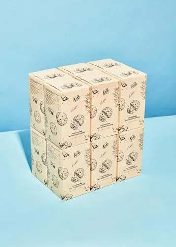 KoRo - Haferkekse mit Schokodrops 12 x 200 g - Zartschmelzende Chocolate Chips - Mit Maltit gesüßt - Vegan und ohne Palmöl
