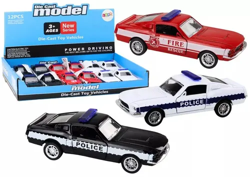 Pojazdy uprzywilejowa 1:32 MIX LEAN Toys 5905991019367