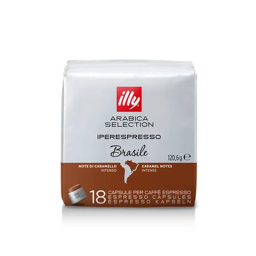 illy Brasile 18 Kapseln IPERESPRESSO Arabica Selection - 74,54€/kg