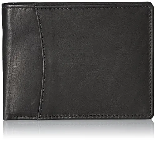 Bodenschatz Unisex-Erwachsene Wallet BZ-1024-NP Geldbörse - Herren-Geldbörsen aus 100 % Rindleder mit natürlichem Look, bietet Platz für 8 Karten, 2 Scheine und 1 Münzfach – ideal für stilbewusste Männer.