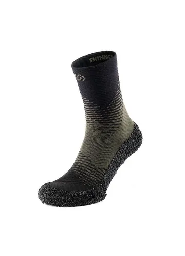 Skinners Barfusschuhe 2.0 Compression - Herren, pinegrün, Größe 47-49 - Wanderschuhe mit hohem Bund und kleinem Packmaß, ideal für Sport, Reisen und Alltag. Erlebe ultimativen Komfort und Bewegungsfreiheit mit den leichten, revolutionären Sockenschuhen von Skinners.