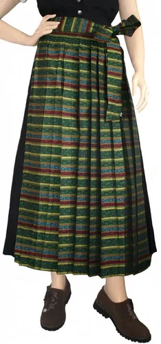 German Wear Dirndlschürze GW1612-3 - Lange Trachtenschürze in Größe 38 - Trachtenmode, 100% Polyester für eine bequeme Passform und langlebige Qualität, perfekt für festliche Anlässe.