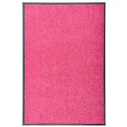 vidaXL Waschbare Fußmatte Rosa 60x90 cm in pink von vidaXL