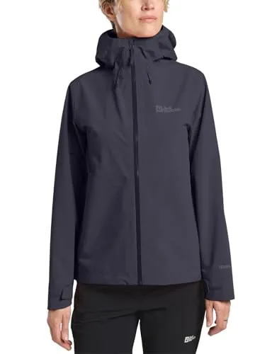 Jack Wolfskin Highest Peak 3L Damen Regenjacke - Anthrazit - XS - Funktionsjacken, wasserdicht und atmungsaktiv für optimalen Schutz bei Outdoor-Aktivitäten.