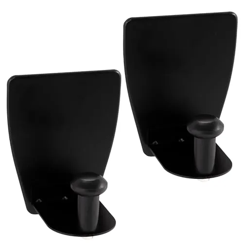 ECENCE 1x Magnet Papierrollen Halter Werkstatt, Küchenrollenhalter ohne Bohren, Putztuchhalter, Schwarz