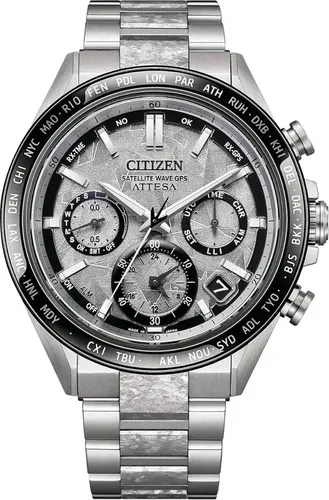 Citizen Satellite Wave CC4076-65A Herrenchronograph - Streng Limitierte Auflage - Armbanduhren mit Eco-Drive Solartechnologie, wasserdicht bis 10 bar und nur 2300 Stück weltweit. Perfekt für stilbewusste Herren.