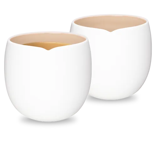 Nespresso ORIGIN Coffee Tassen (2x 390 ml) - Schlauchboote: Set aus zwei großen doppelwandigen Porzellantassen (390ml) mit einzigartigem Design von India Mahdavi, perfekt für aromatische Kaffeepausen.