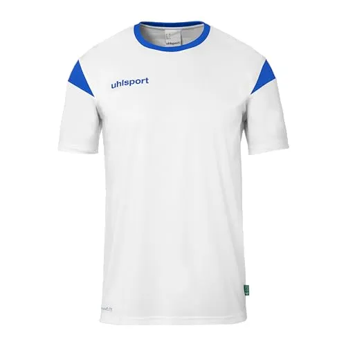 uhlsport Unisex Squad 27 Kurzarm Trikot, Weiß/Azurblau, L EU