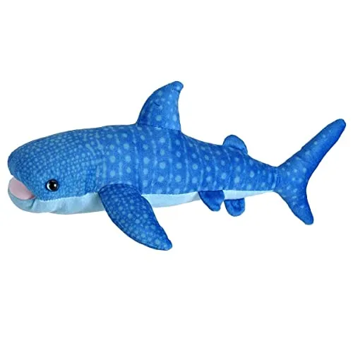 Wild Republic Living Ocean Mini Walhai, Wal-Kuscheltier, Schlaftier für Babys, Gastgeschenk für die nächste Babyparty, Füllung und Stoff aus recycelten Wasserflaschen, 30 cm, 12