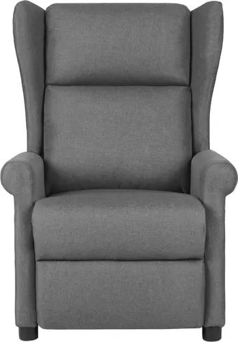 vidaXL Massagesessel Hellgrau Stoff von vidaXL