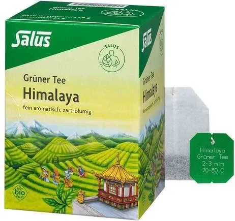 GRÜNER TEE Himalaya Bio Salus Filterbeutel 15