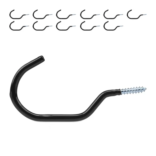 Fahrradhaken Fahrradhalterung Schraubhaken Deckenhaken 25 kg 12 Stück Wandhaken