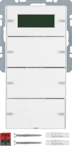 Berker 75663729 Tastsensor 3-fach mit Display von Berker Tastsensor Bussystem-Tastsensoren