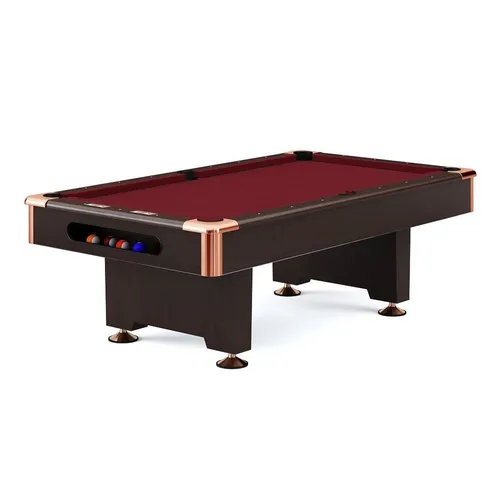 Automaten Hoffmann Billardtisch Club Pro III Nussbaum - Robuster Billardtisch im eleganten Nussbaum-Dekor mit Natur-Schiefer-Spielfeld. Ideal für den Spielspaß und höchste Ansprüche. Der Tisch bietet beste Bespielbarkeit und lässt sich leicht transportieren.