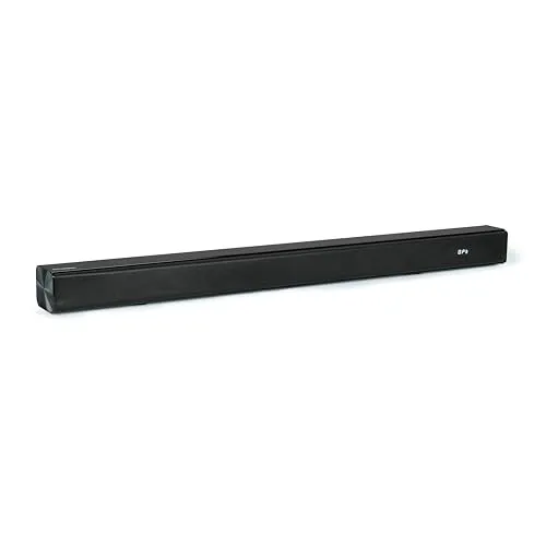 Metronic 477591 Soundbar für TV Gerät Lautsprecher Bluetooth 5.3 Fernbedienung - Soundsystem Aufgestellt oder Wandmontage - Fernseher, Gaming - Schwarz