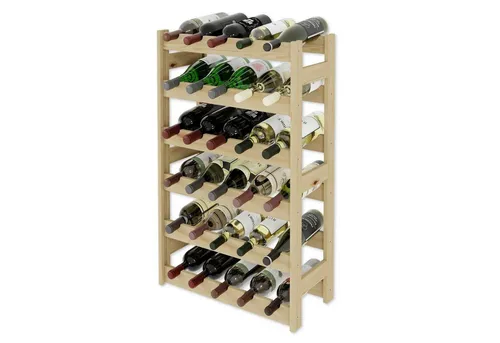 Lenmar Weinregal aus Holz für 12-91 Flaschen - Stilvolles Weinregal aus Holz, ideal für die Aufbewahrung und Präsentation Ihrer Weinsammlung.