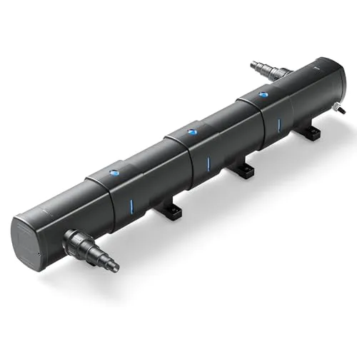 SunSun CUV-272 Teichklärer 6000 l/h - UV-Sterilisator für Teichfilter, reduziert Algenwachstum und verbessert die Wasserqualität für gesunde Teichbewohner.