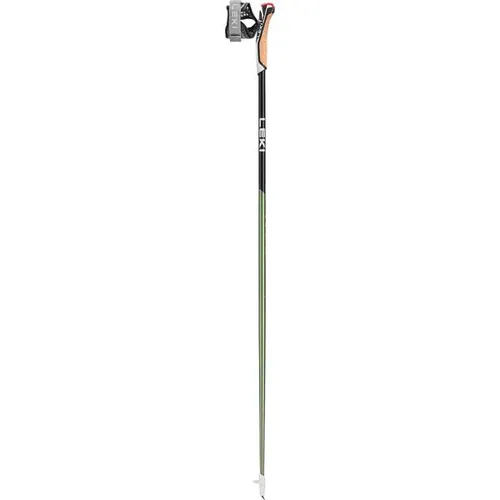 Leki Unisex Flash Carbon 115cm schwarz - Leichter Wanderstock für jeden Untergrund - Wanderstöcke, ultraleicht mit unter 170g, Trigger Shark 2.0 System für schnellen Griffwechsel und anatomische Schlaufe für höchsten Tragekomfort.
