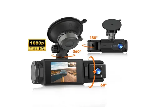Hikity Dashcam Auto 2,0 Zoll 1080P HD-Autorecorder - Dashcam mit 1080P Auflösung und Nachtsicht, die Ihre Fahrten sicherer macht und durch Loop-Aufnahme keine wichtigen Momente verpasst.
