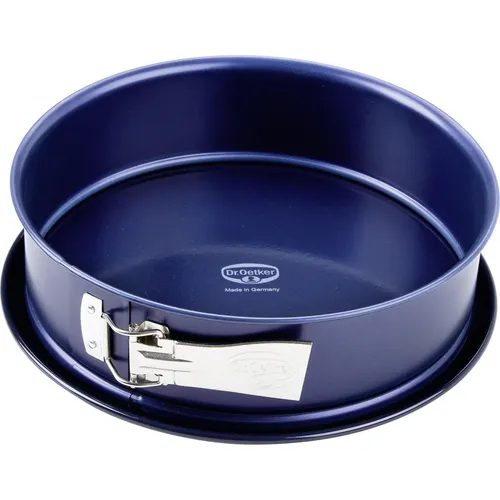 Dr. Oetker Springform 28 cm - Hochwertige Emaille Backform mit schnitt- und kratzfestem Boden, extra hoher Rand für perfekte Kuchen und Torten