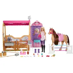 Barbie Gestüt Set + Puppe JDN43