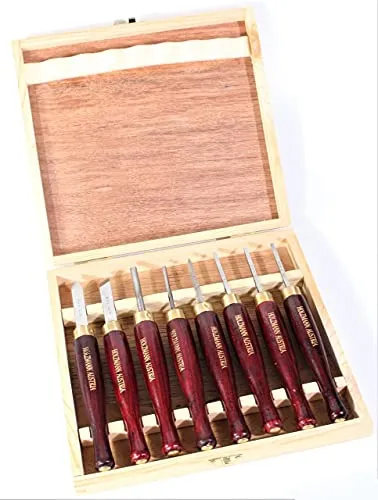 HOLZMANN HM 8TLG HSS Mini Drechselmesser Set HM8TLG Drechseleisen Drechselbank