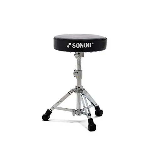 Sonor DT 2000 Drumhocker - Zubehör für Schlaginstrumente, Höhenverstellbar von 44 - 60 cm für optimalen Komfort beim Spielen, ideal für Schlagzeuger.
