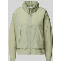 COLUMBIA Windbreaker Hellgrün mit Stehkragen, Größe S