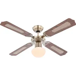 LED Deckenventilator mit Zugschalter