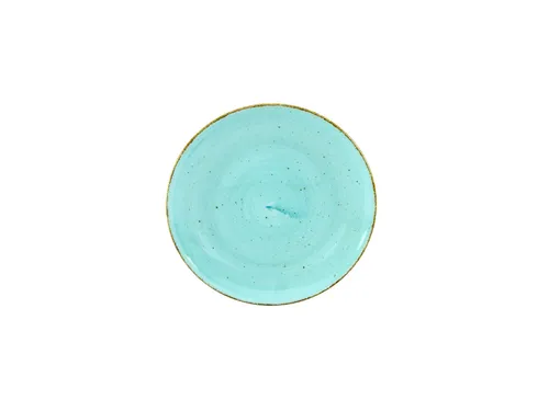 Dessertteller VINTAGE DH 21x2.50 cm blau in türkis von Sonstige