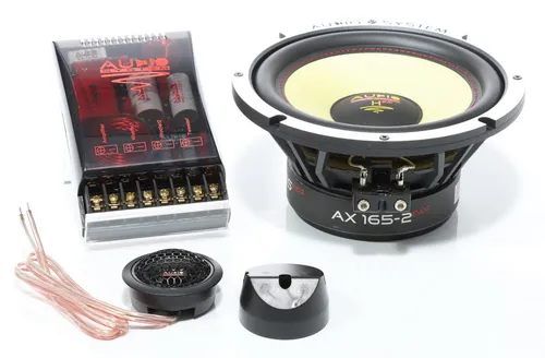 Audio System H 165 Evo 2 - 2-Wege Kompo Lautsprechersystem - Car-HiFi-Lautsprecher mit präzisem Mittelton und druckvollem Bass für ein harmonisches Klangbild. Ideal für Klangliebhaber und Einsteiger!