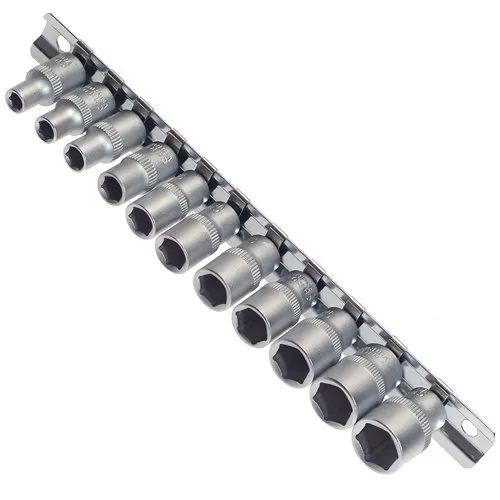 Steckschlüssel-Einsätze Nusskasten Stecknuss Schraubenschlüssel Stecknüsse auf Steckschiene INCH SAE ZOLL ZÖLLIG 1/4