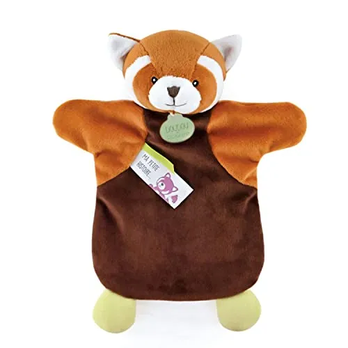 Doudou et Compagnie - Kuscheltier Handpuppe – Panda Roux – DC4003