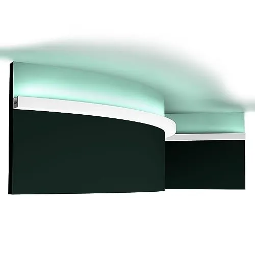 Orac Decor Flexprofil CX190F U-PROFILE - Flexible Eckleiste aus hochwertigem Purotouch®-Material, ideal für gebogene Wände und Decken, verleiht jedem Raum zeitlose Eleganz.