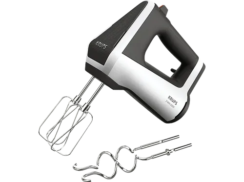 KRUPS GN6021 3Mix 6000 Handmixer - 600 Watt, leistungsstark und vielseitig für perfekte Teige und Cremes