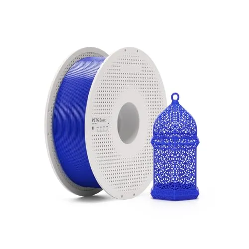 Bambu Lab PETG Basic Filament 1kg Reflex Blau - Das Bambu Lab PETG Basic Filament überzeugt durch hohe Stabilität und Flexibilität. Ideal für funktionale 3D-Druckanwendungen, bietet es eine ausgezeichnete Temperaturbeständigkeit und einfache Verarbeitung ohne Verzug.