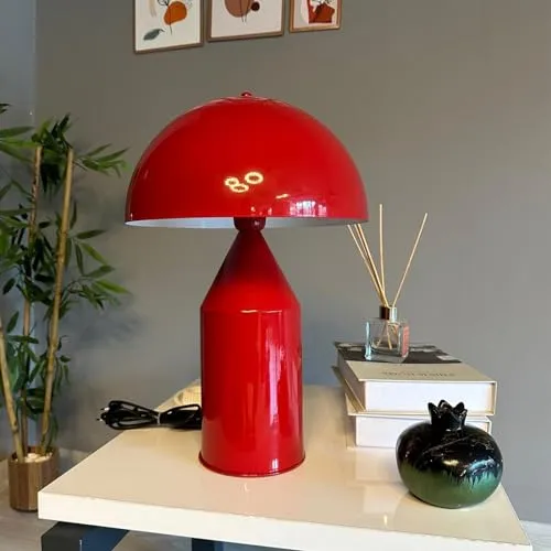 bamyum Lipeo Retro Tischlampe - Tischlampen im Vintage-Stil, ideal für Schlafzimmer und Arbeitszimmer. Mit E27-Sockel für individuelle Lichtgestaltung und praktischem Ein/Aus-Schalter.