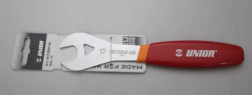 Unior Bike Tools Konusschlüssel aus Stahl/ Kunststoff 20 cm Rot/Silber 1617/2DP