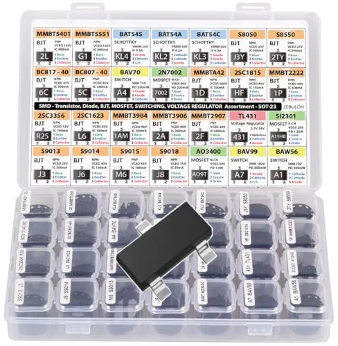 Produktbild SMD SMT Elektronische Komponenten Sortiment, 1400 Teile